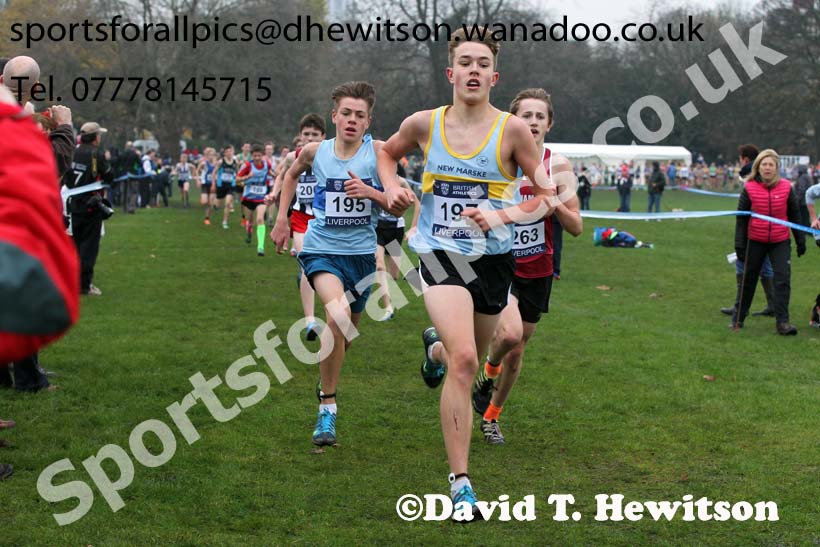 Boys under-15s European Cross Country Trials, Sefton Park, Liverpool. Photo: David T. Hewitson/Sports for All Pics